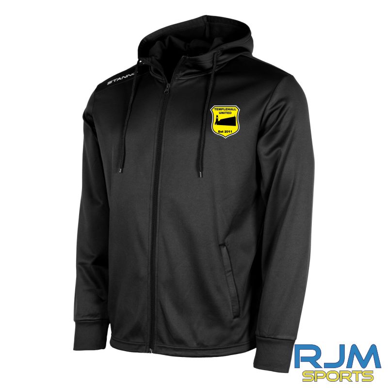 Templehall United Stanno Field Hooded Full Zip Top Black