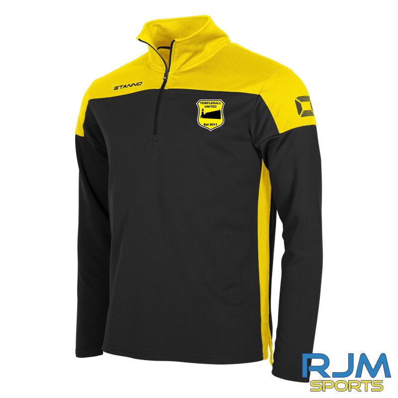 Templehall United Stanno Pride Training Quarter Zip Black/Yellow