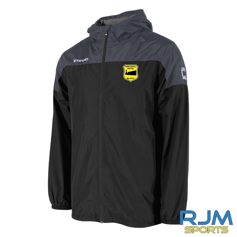 Templehall United Stanno Pride Windbreaker Jacket Black/Anthracite