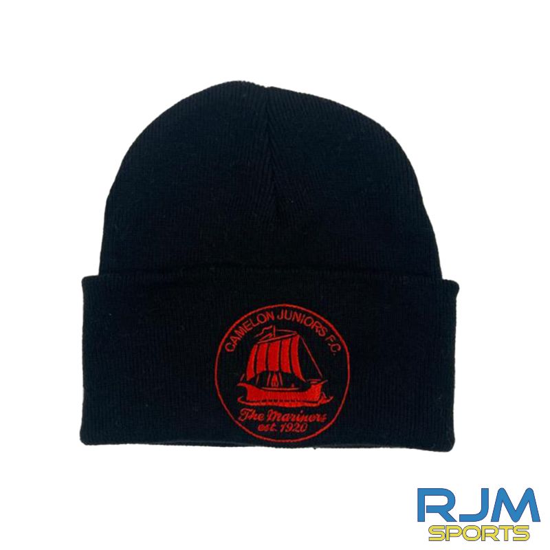 Camelon Juniors FC Beanie Hat Black