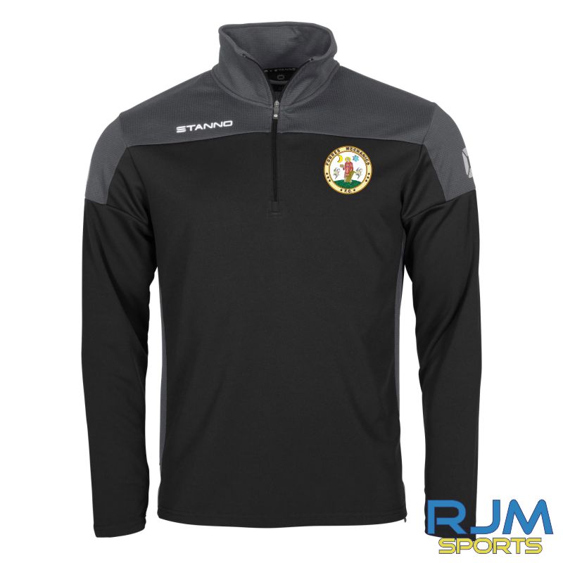 Forres Mechanics FC Stanno Pride Quarter Zip Black/Anthracite
