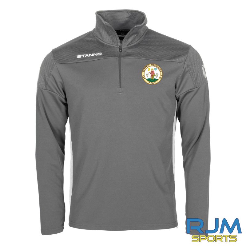 Forres Mechanics FC Stanno Pride Quarter Zip Grey/White