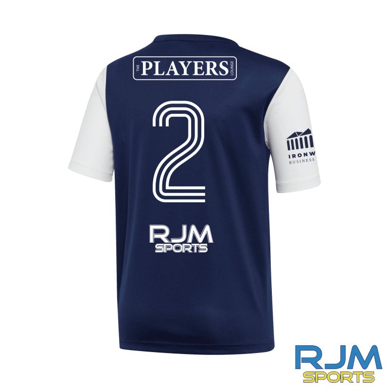 Camelon Juniors Foundation Away Adidas Estro 19 Jersey Dark Blue - Image 2