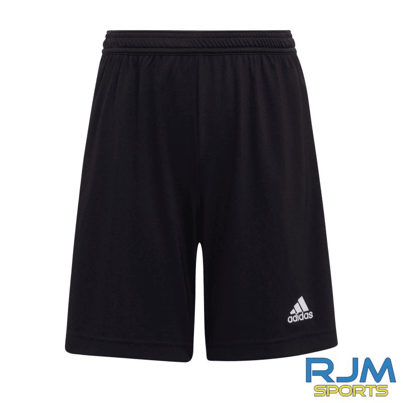 Camelon Juniors Foundation Home Goalkeeper Adidas Entrada 22 Short Black