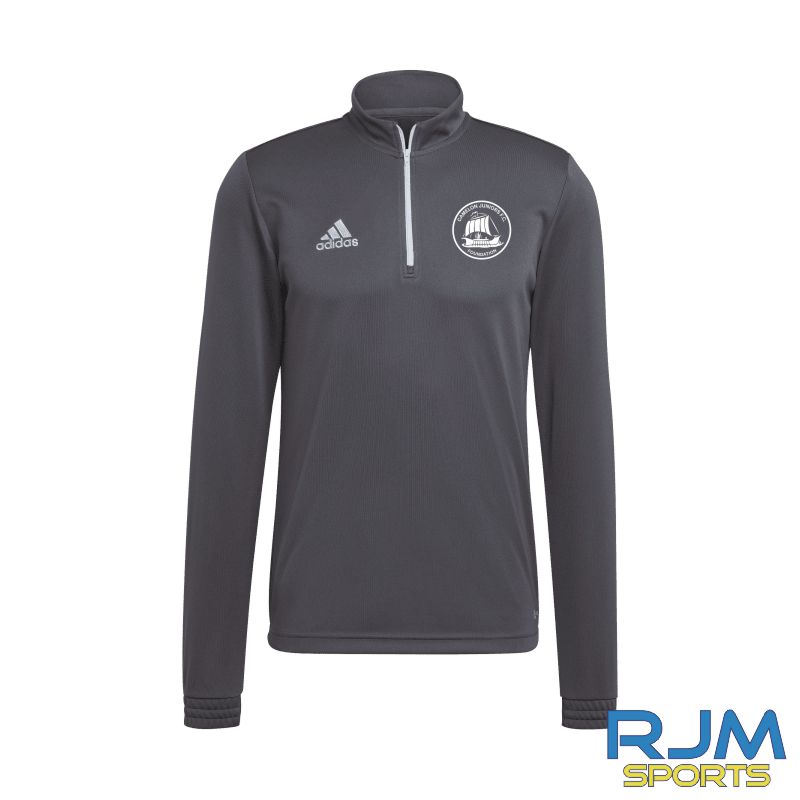 Camelon Juniors Foundation Coaches Adidas Entrada 22 Quarter Zip Grey