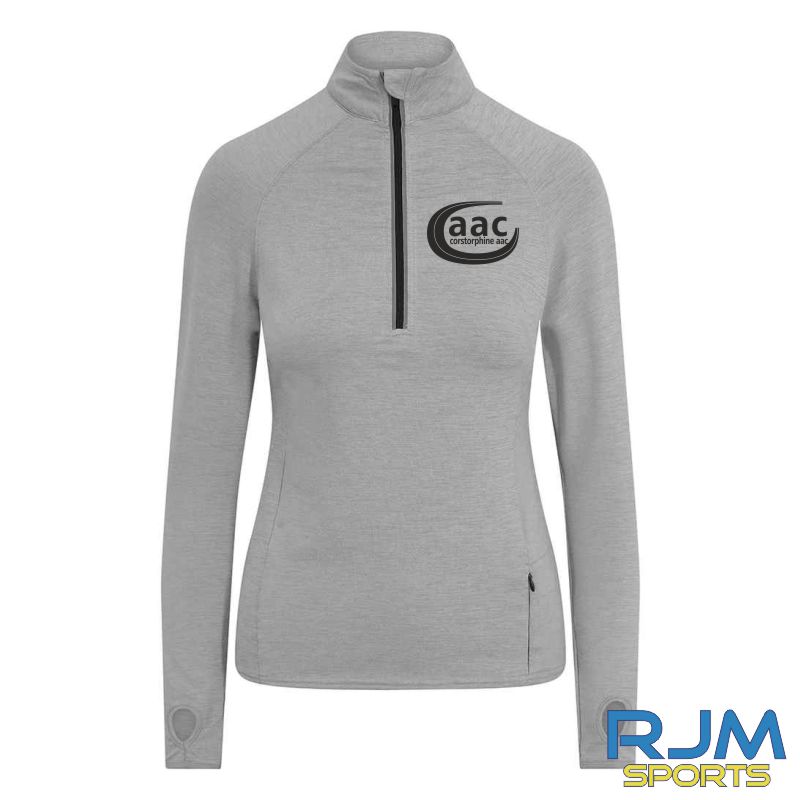 Corstorphine AAC AWDis Ladies Cool Flex Half Zip Top