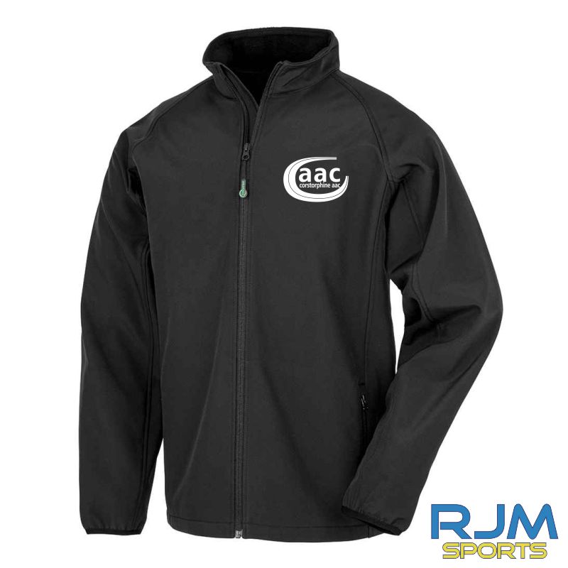 Corstorphine AAC Kids Result Genuine Recycled Two Layer Soft Shell Jacket Black