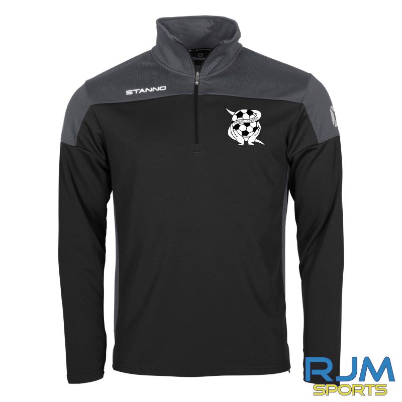 Cowie United FC Coaches Stanno Pride Training Quarter Zip Black/Anthracite