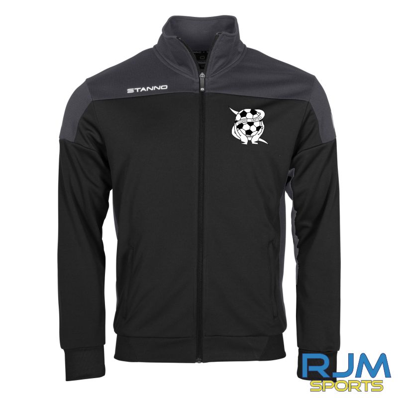 Cowie United FC Coaches Stanno Pride TTS Jacket Black/Anthracite