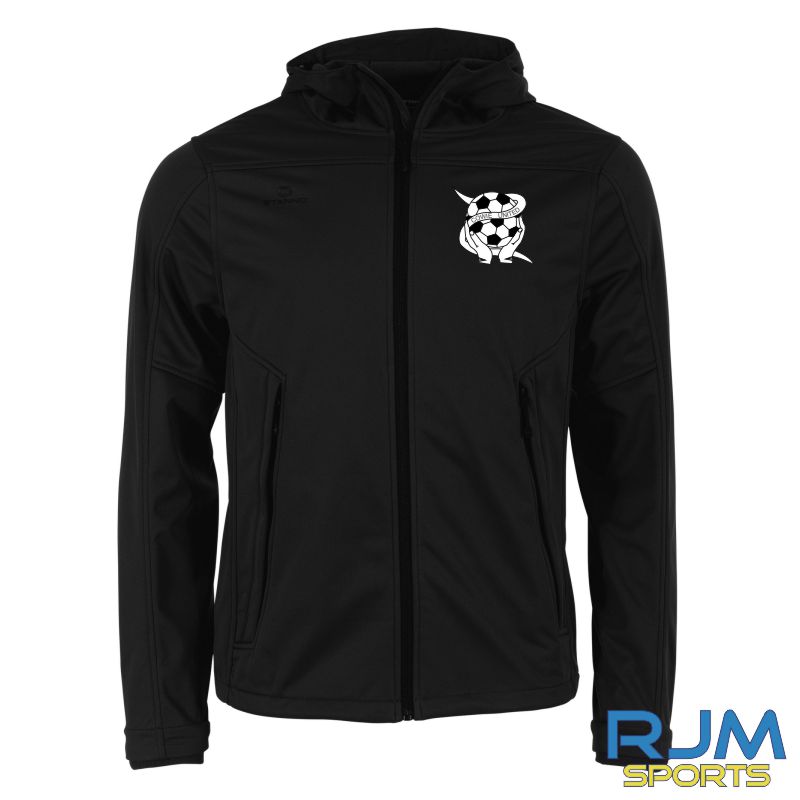 Cowie United Stanno Prime Softshell Jacket Black