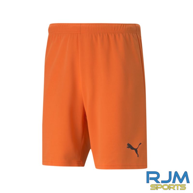 Glenrothes Athletic FC Home Puma Team Rise Shorts Golden Poppy
