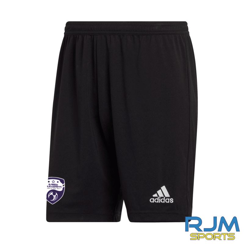 Glasgow Girls and Women FC Home Entrada 22 Shorts Black