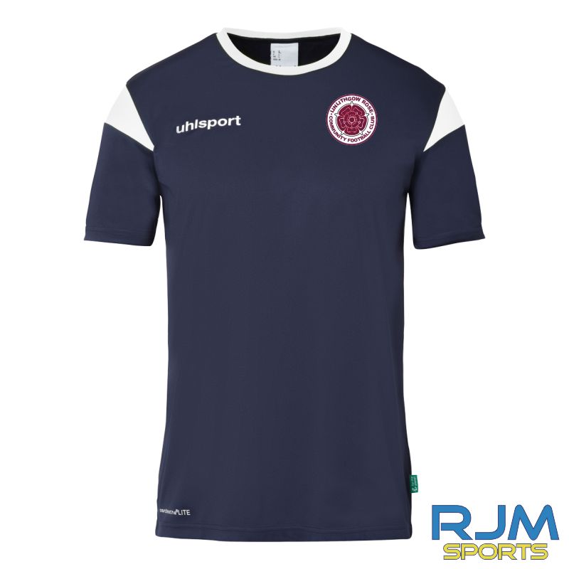 Linlithgow Rose Community FC Players Training Uhlsport Squad 27 Jersey Navy/White