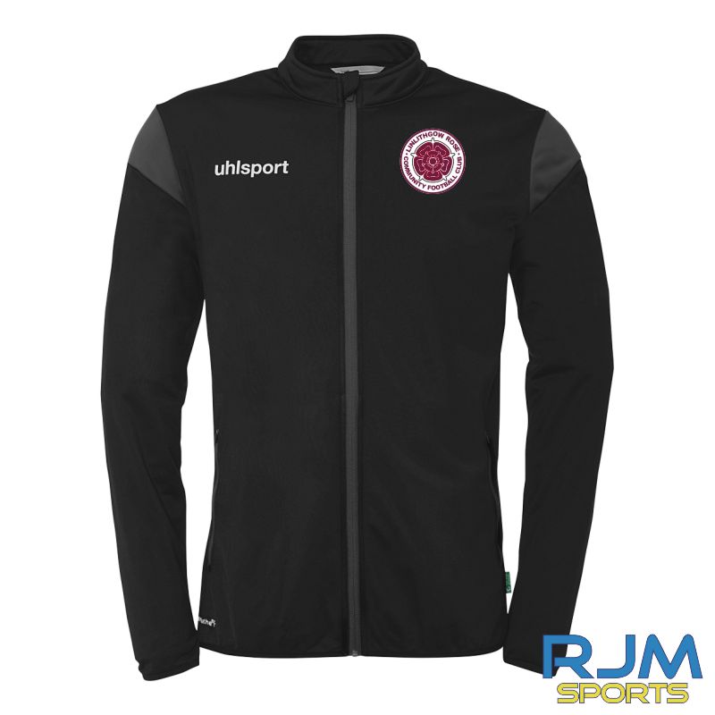 Linlithgow Rose Community FC Coaches Uhlsport Squad 27 Classic Jacket Black