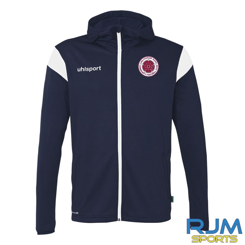 Linlithgow Rose Community FC Players Training Uhlsport Squad 27 Classic Jacket Navy/White