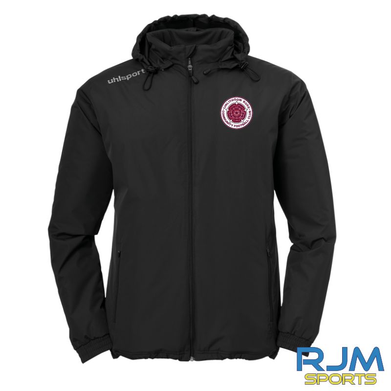 Linlithgow Rose Community FC Coaches Uhlsport Essential Coach Jacket Black