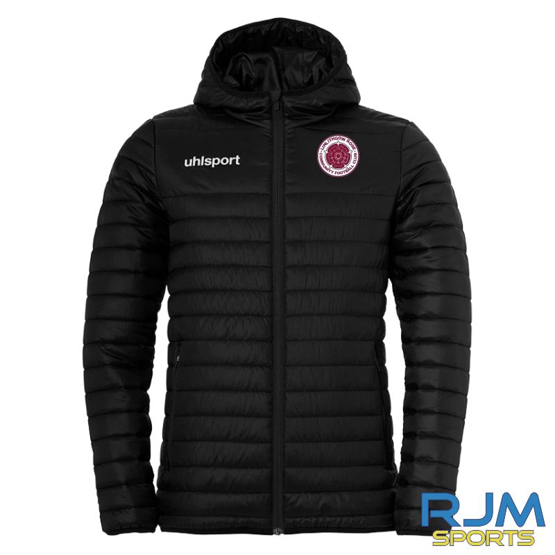 Linlithgow Rose Community FC Coaches Uhlsport Essential Ultra Lite Jacket Black