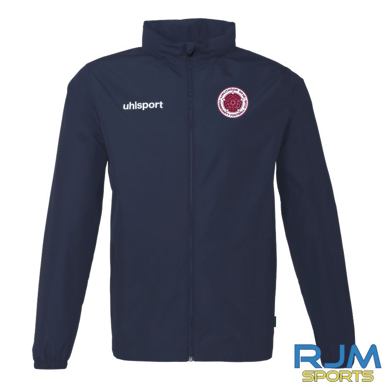 Linlithgow Rose Community FC Players Training Uhlsport Essential All Weather Jacket Navy