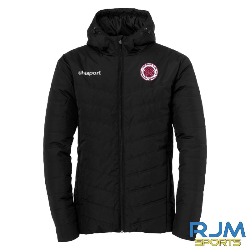 Linlithgow Rose Community FC Coaches Uhlsport Essential Winter Padded Jacket Black