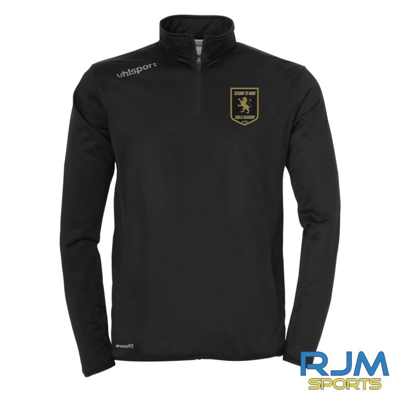 Second to None Skillz Academy Uhlsport Essential 1/4 Zip Black