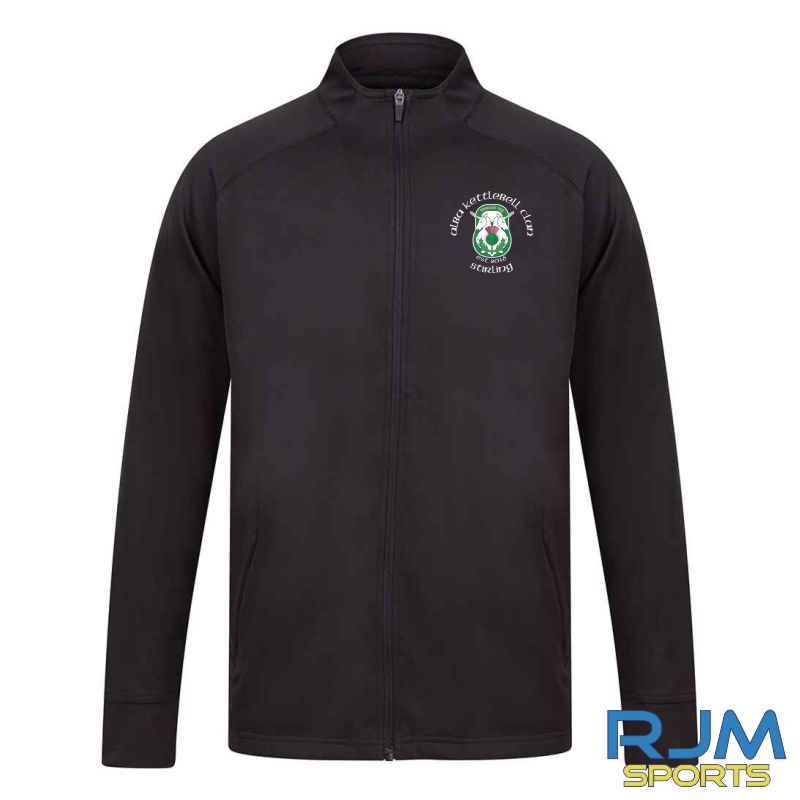 Alba Kettlebell Clan Finden and Hales Knitted Tracksuit Top Black/Black