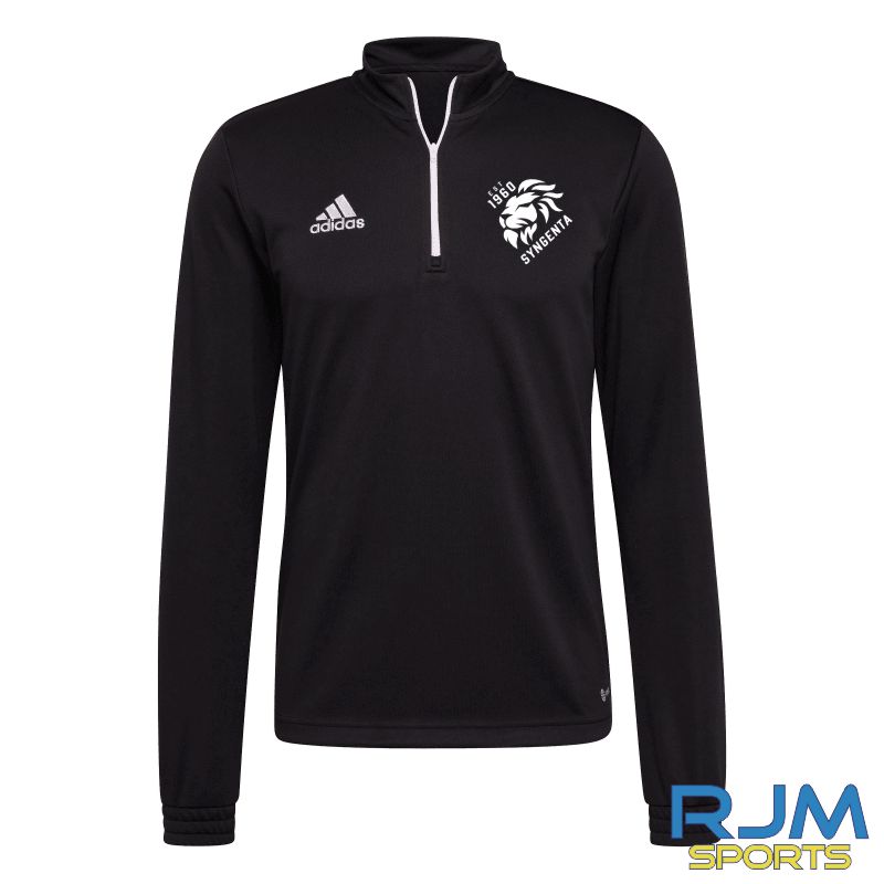 Syngenta Juveniles FC Players Training Adidas Entrada 22 Quarter Zip Black