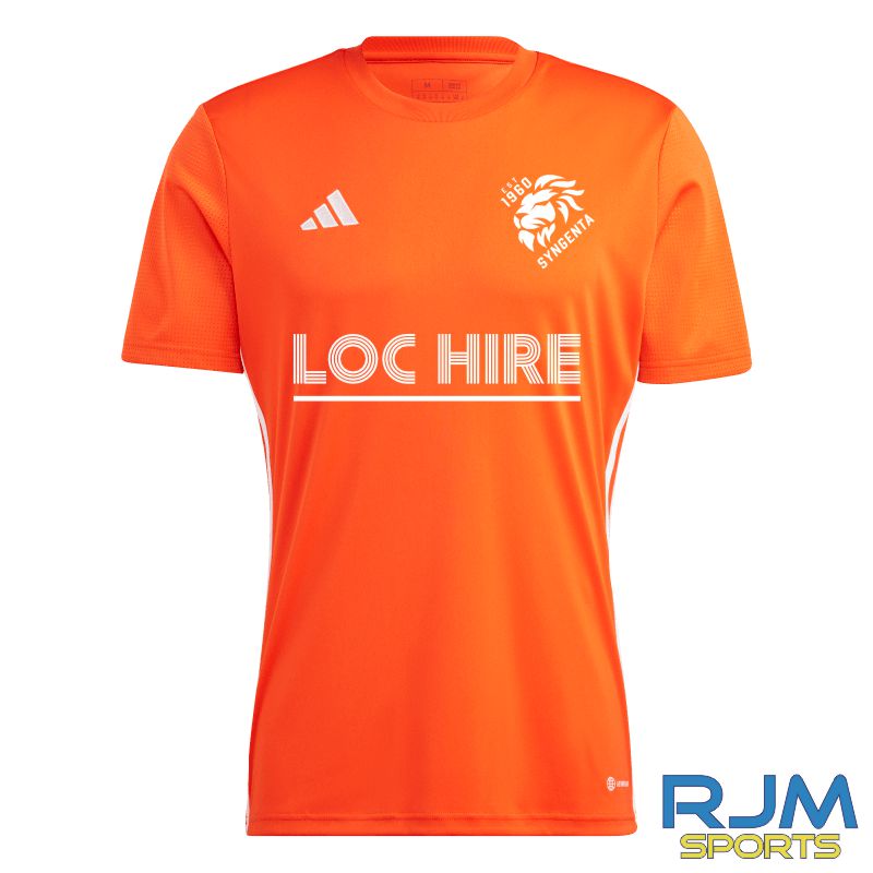Syngenta Juveniles FC Home Adidas Tabela 23 Jersey Team Orange/White