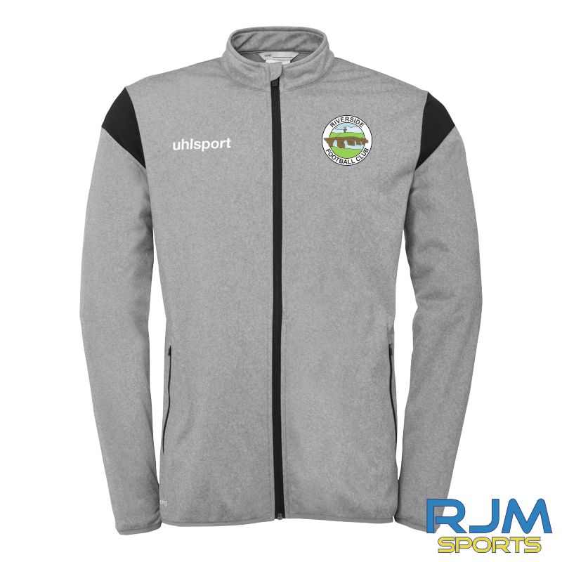 Riverside FC Coaches Uhlsport Squad 27 Classic Jacket Dark Grey Melange/Black