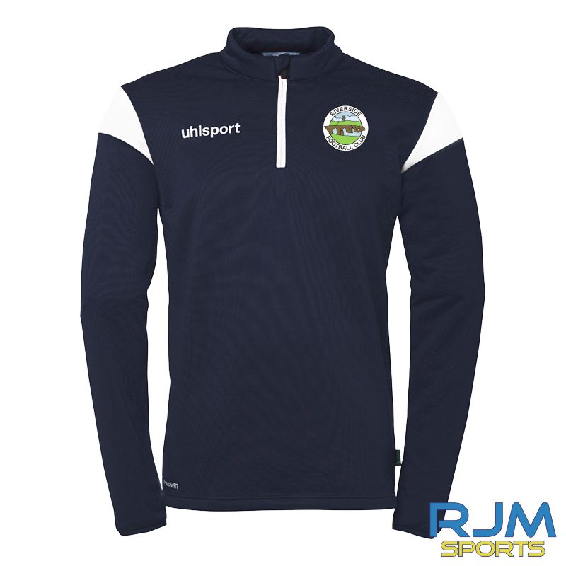 Riverside FC Training Uhlsport Squad 27 1/4 Zip Navy/White