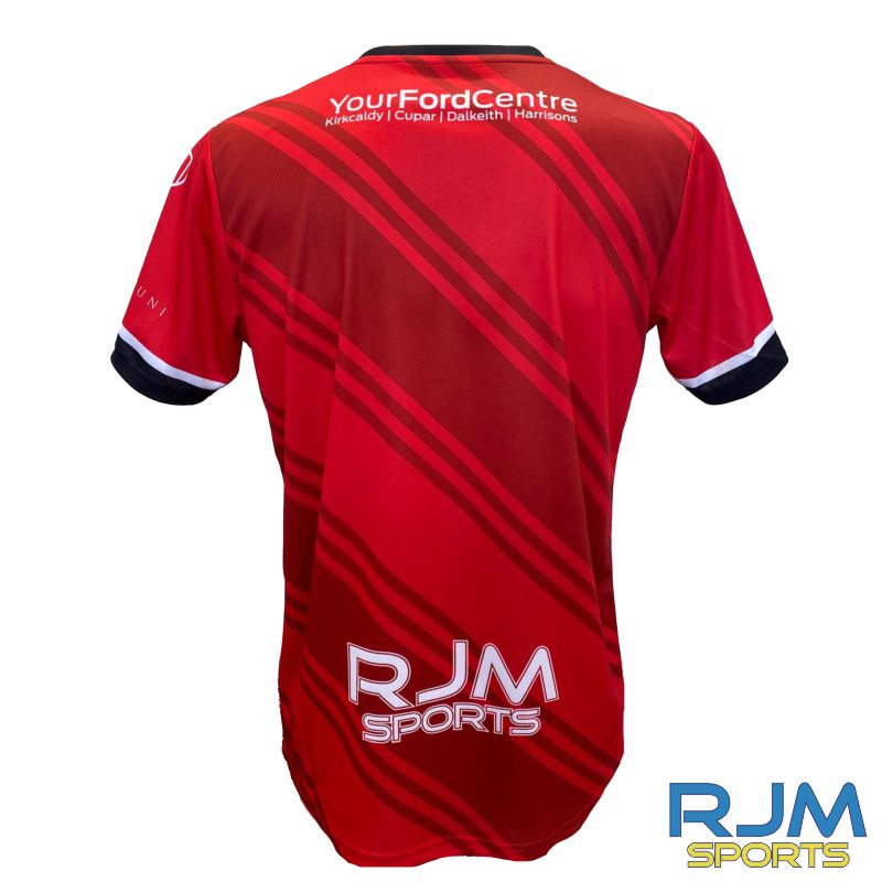 Bonnyrigg Rose FC 2024/25 Third Kit Uhlsport Shirt Red - Image 3