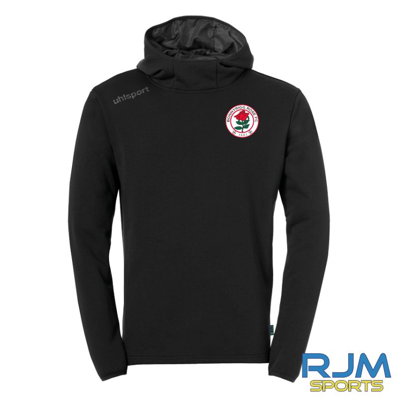 Bonnyrigg Rose FC Uhlsport Essential Hoodie Black
