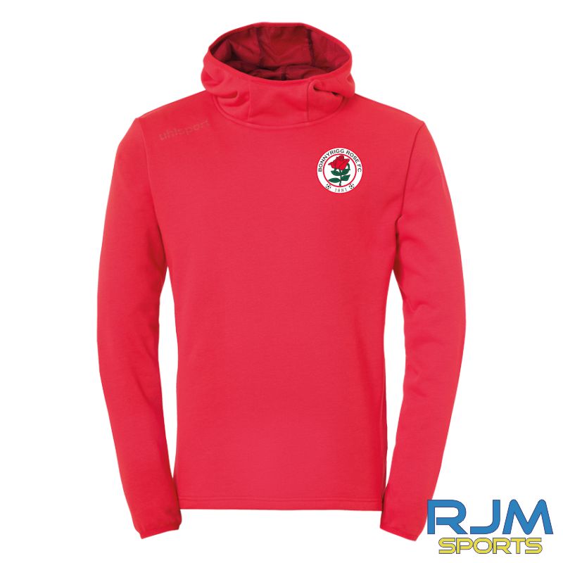 Bonnyrigg Rose FC Uhlsport Essential Hoodie Red