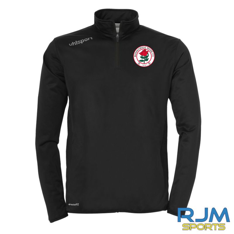 Bonnyrigg Rose FC Uhlsport Essential 1/4 Zip Black