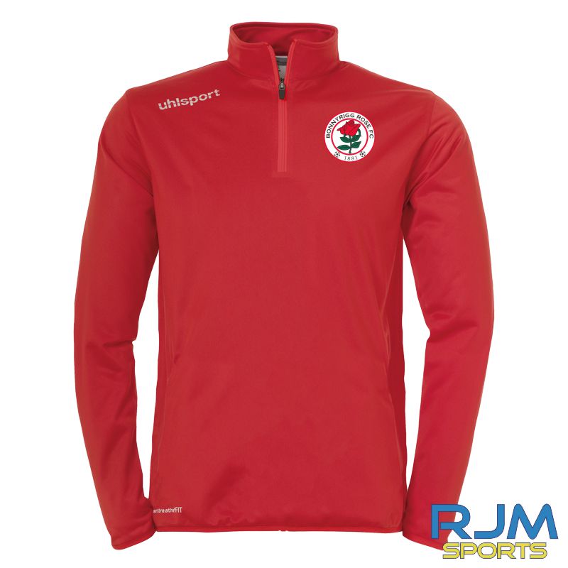 Bonnyrigg Rose FC Uhlsport Essential 1/4 Zip Red