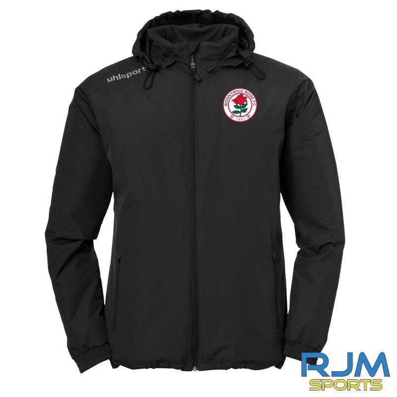 Bonnyrigg Rose FC Uhlsport Essential Coach Jacket Black
