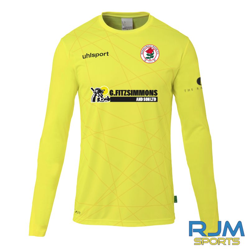 Bonnyrigg Rose FC 2024/25 Uhlsport Prediction Goalkeeper Shirt Fluo Yellow