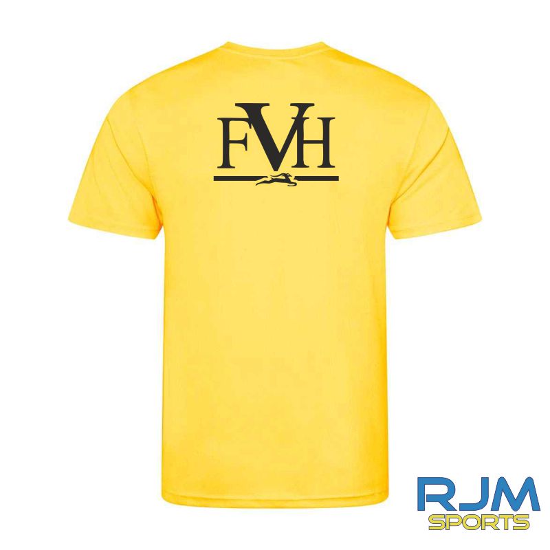 Falkirk Victoria Harriers AWDis Cool T-Shirt Sun Yellow - Image 2