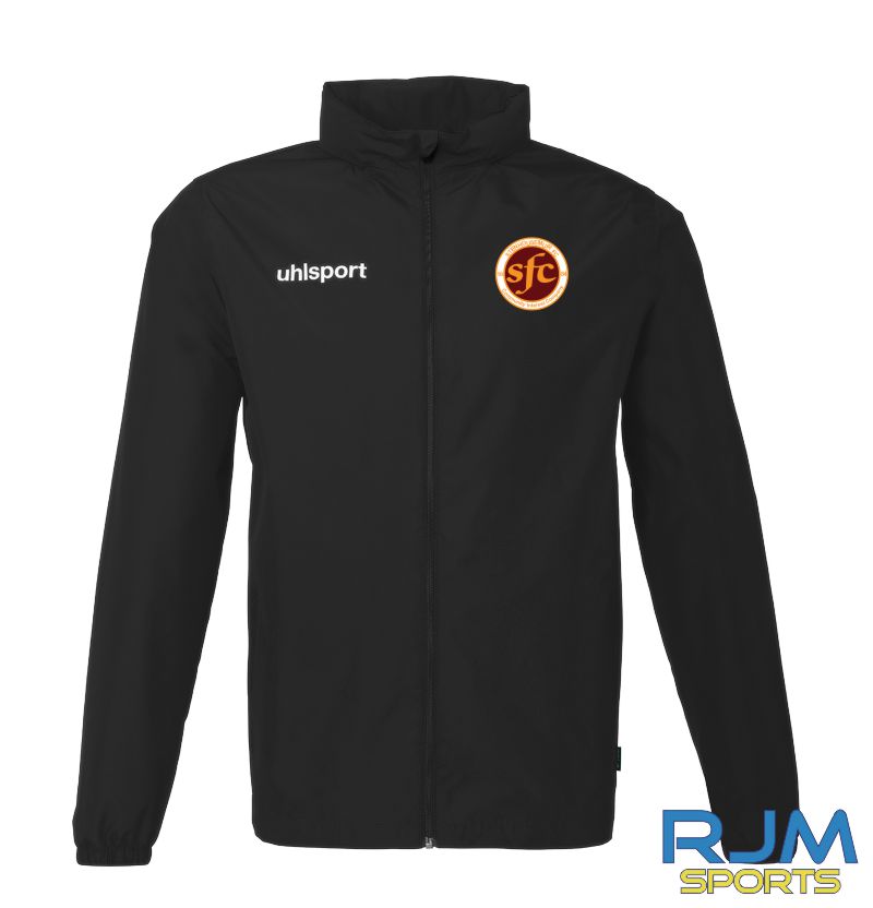 Stenhousemuir FC Uhlsport Essential All Weather Jacket Black