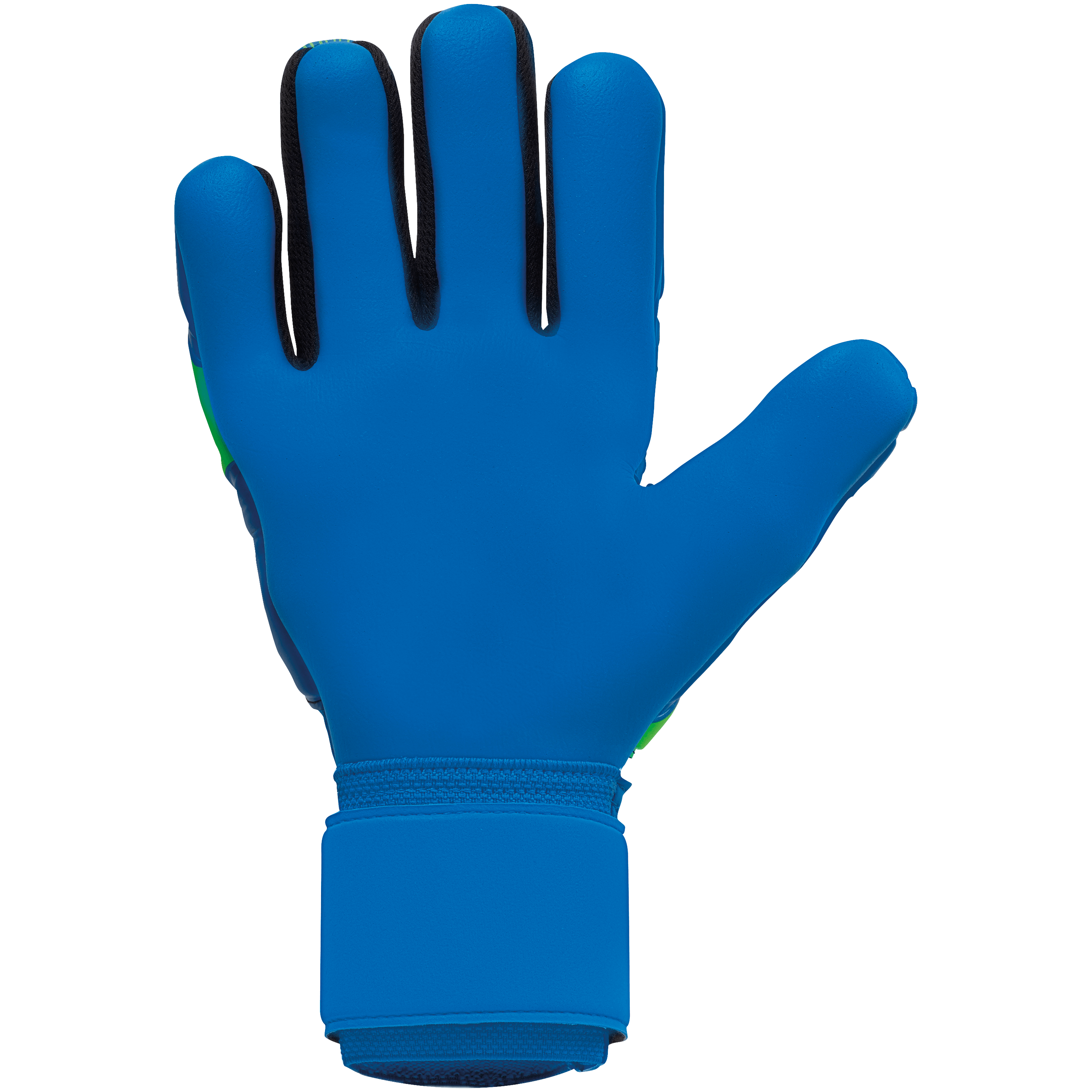 Uhlsport Aquasoft HN Goalkeeper Gloves Blue/Black/Green - Image 3