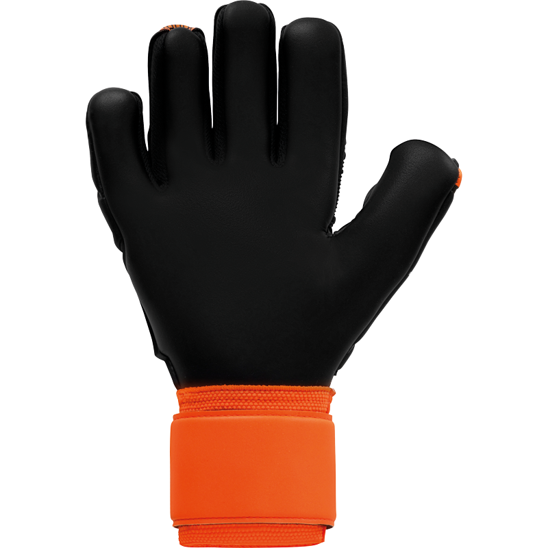 Uhlsport Super Resist HN Goalkeeper Gloves Fluo Orange/Black/White - Image 3