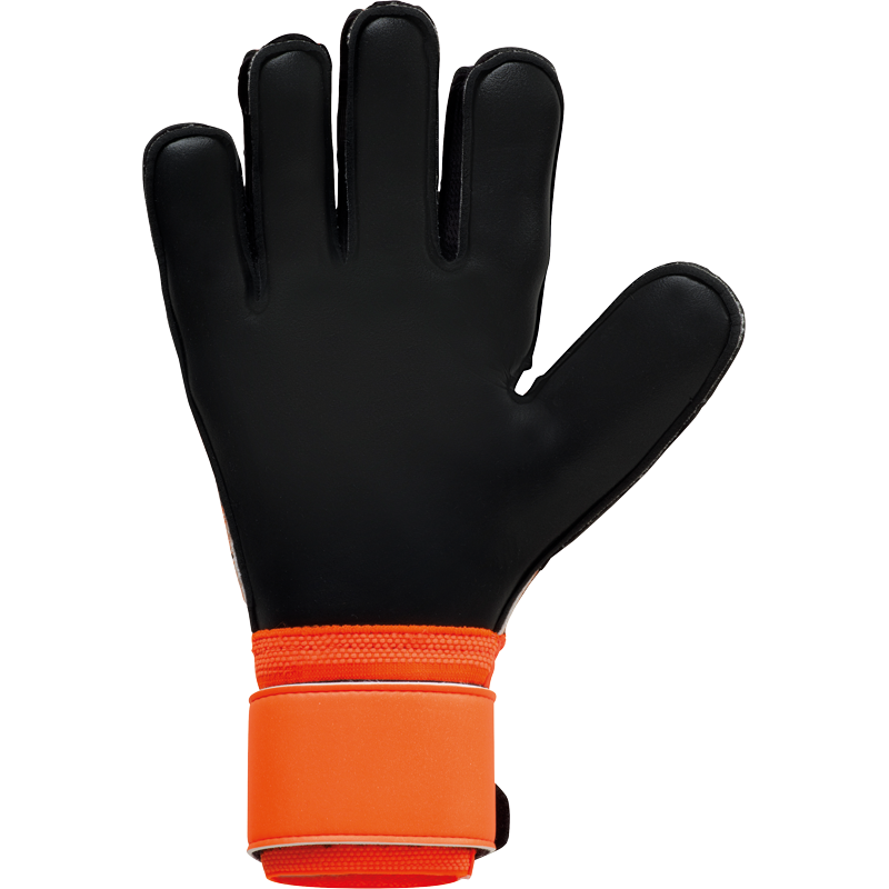 Uhlsport Soft Resist Goalkeeper Gloves Orange/Black/White - Image 4