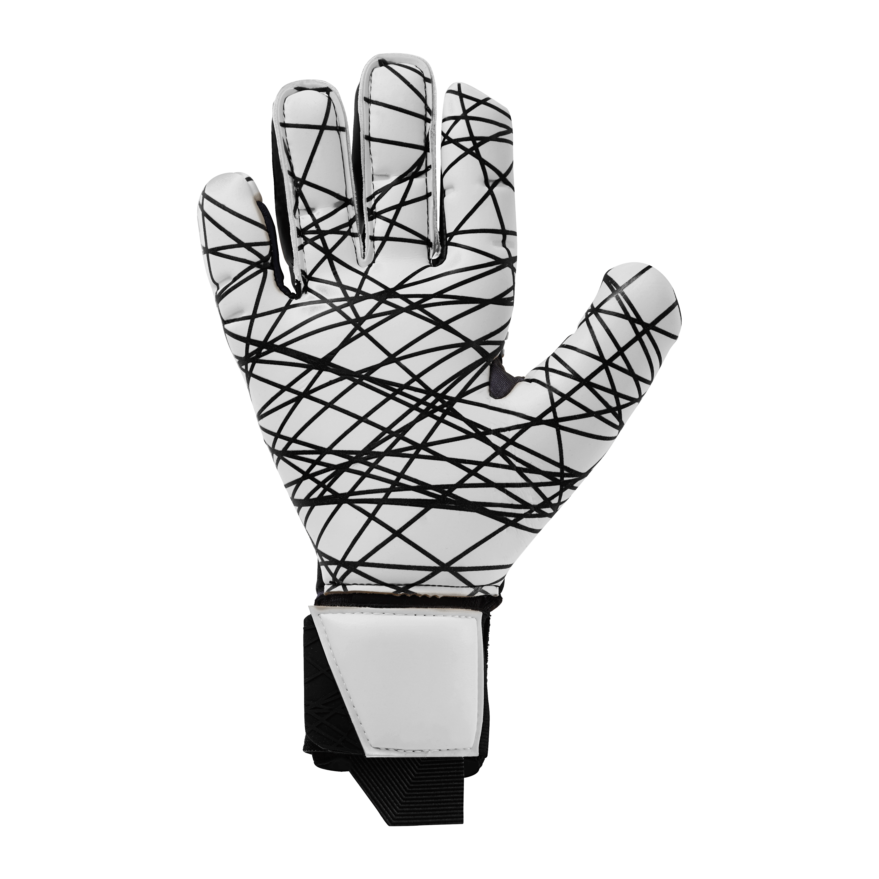 Uhlsport Prediction Ultragrip Goalkeeper Gloves Navy/White/Yellow - Image 3