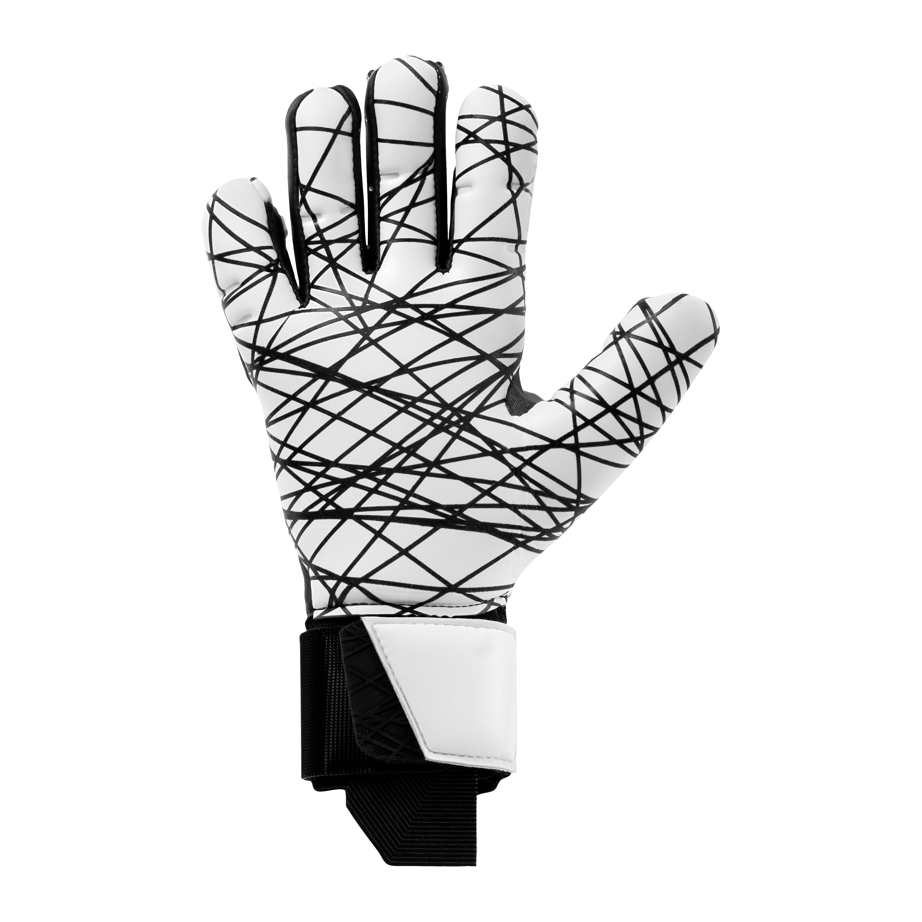 Uhlsport Prediction Ultragrip HN Goalkeeper Gloves Navy/White/Yellow - Image 3