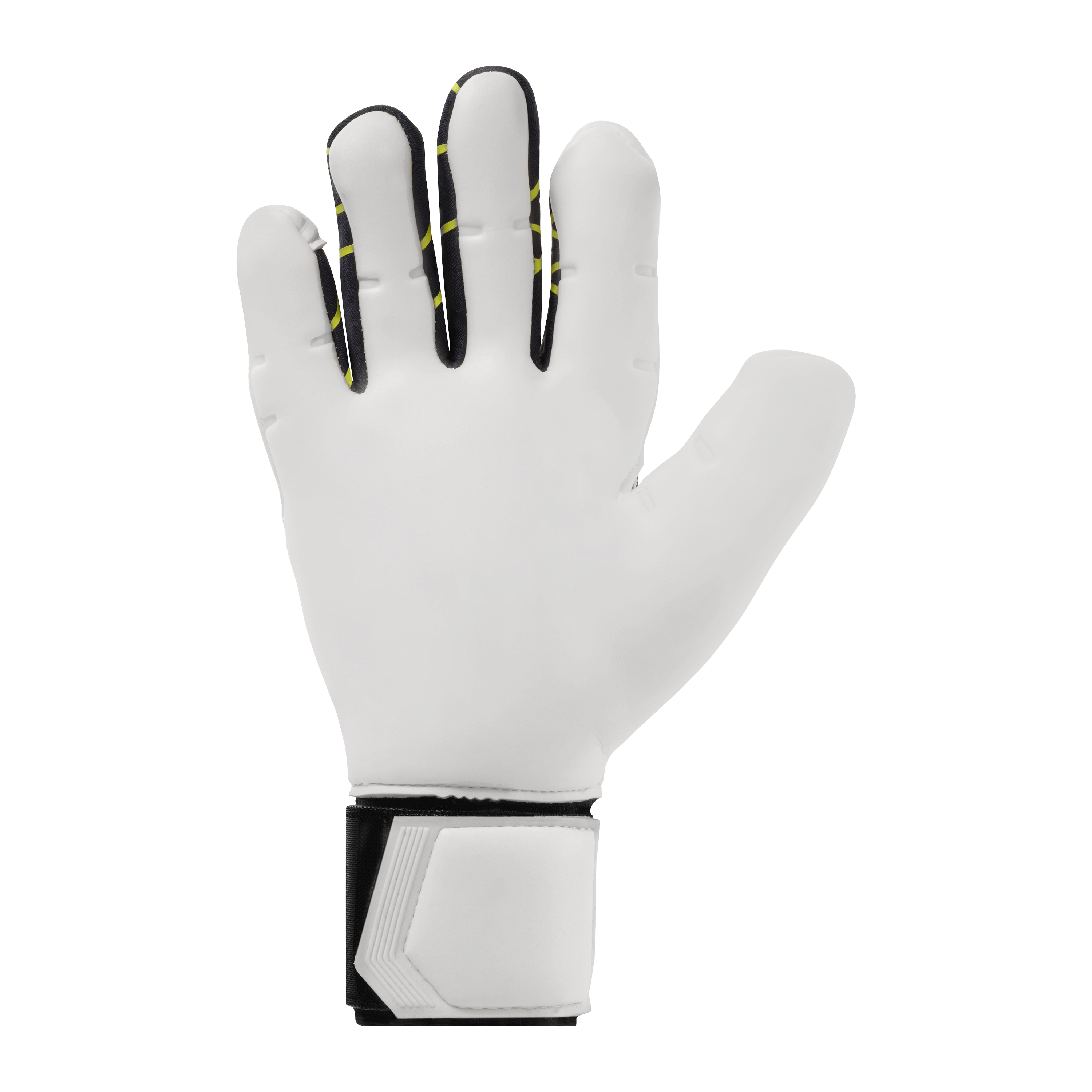 Uhlsport Prediction Absolutgrip Skin Goalkeeper Gloves Navy/White/Yellow - Image 3