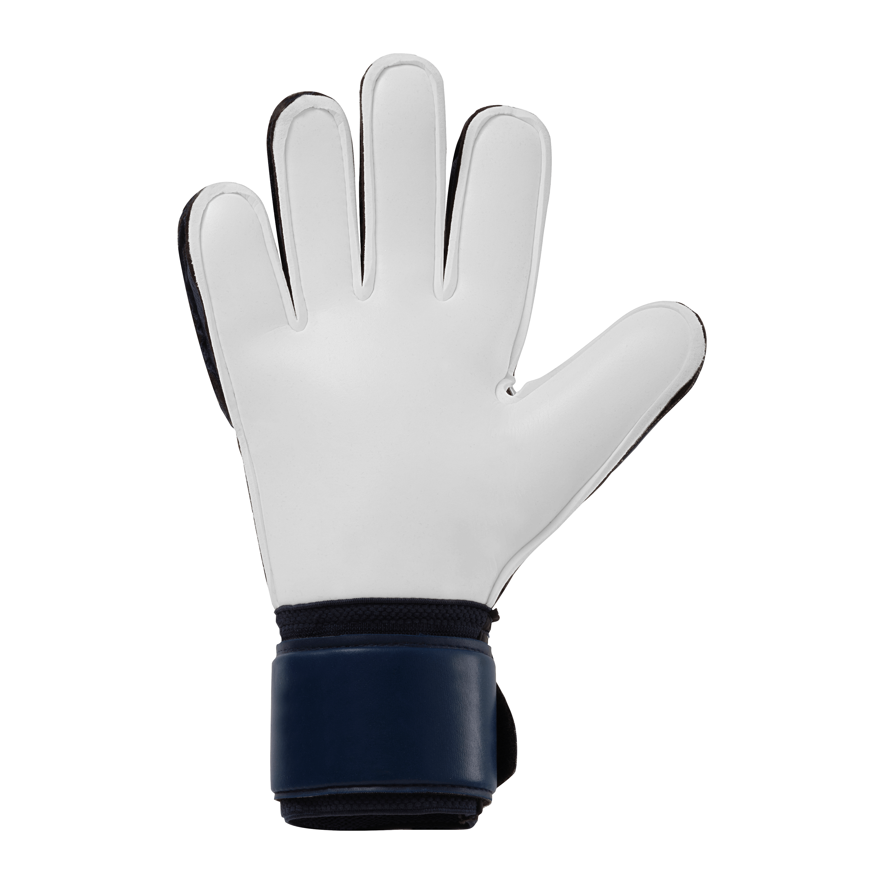 Uhlsport Prediction Supersoft Goalkeeper Gloves Navy/White/Yellow - Image 3
