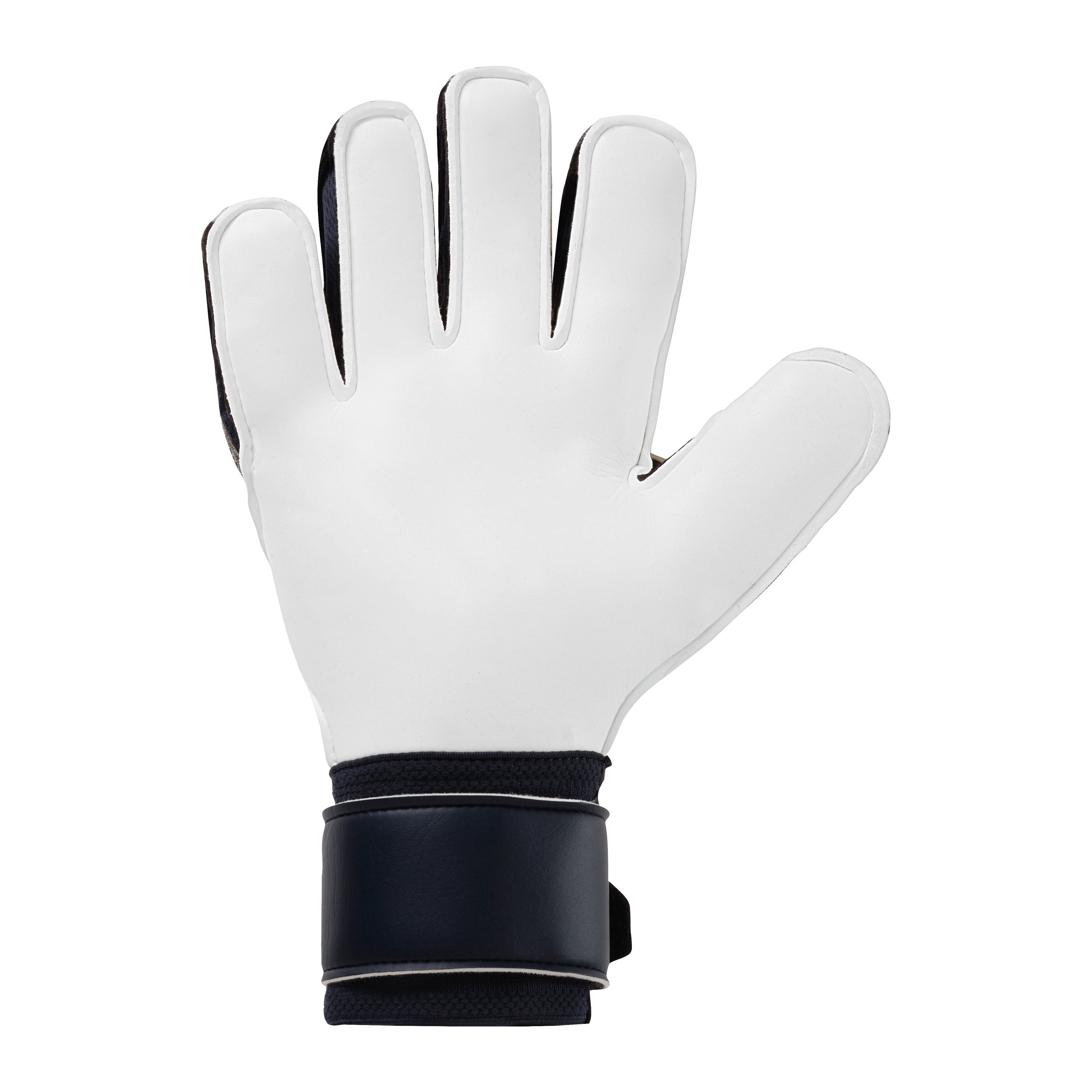 Uhlsport Prediction Soft Flex Frame Goalkeeper Gloves Navy/White/Yellow - Image 3