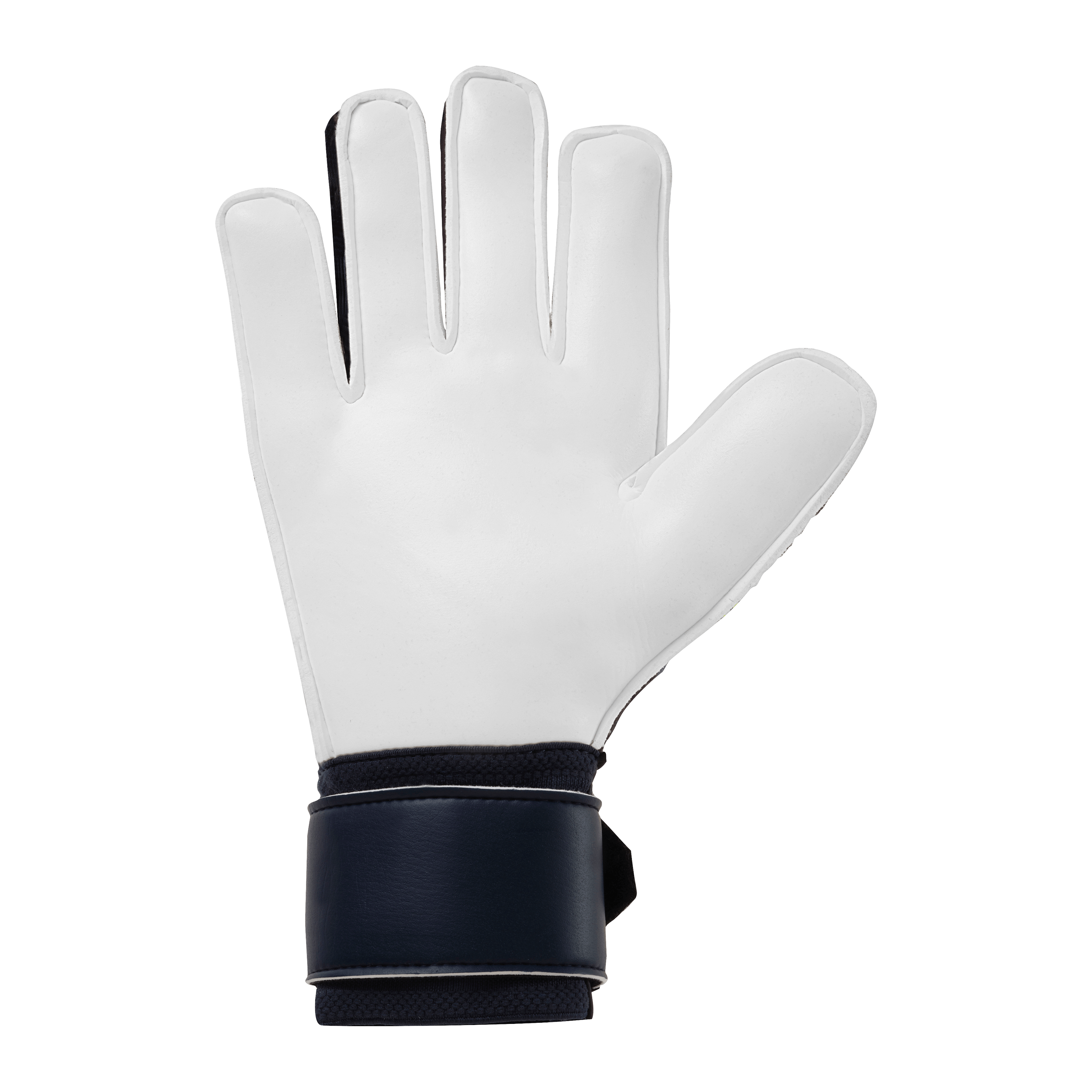 Uhlsport Prediction Soft Pro Goalkeeper Gloves Navy/White/Yellow - Image 3