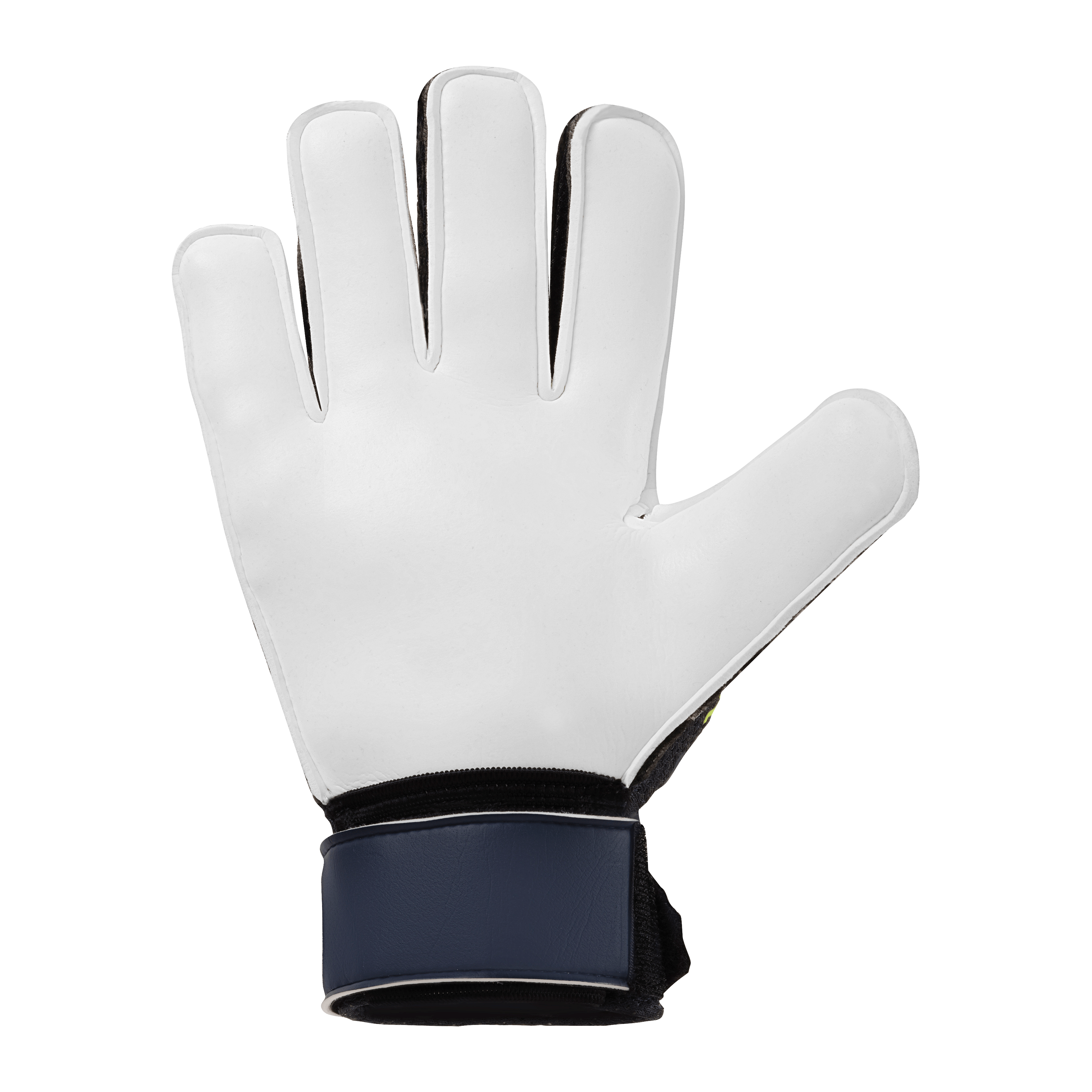 Uhlsport Prediction Starter Soft Goalkeeper Gloves Navy/White/Yellow - Image 3