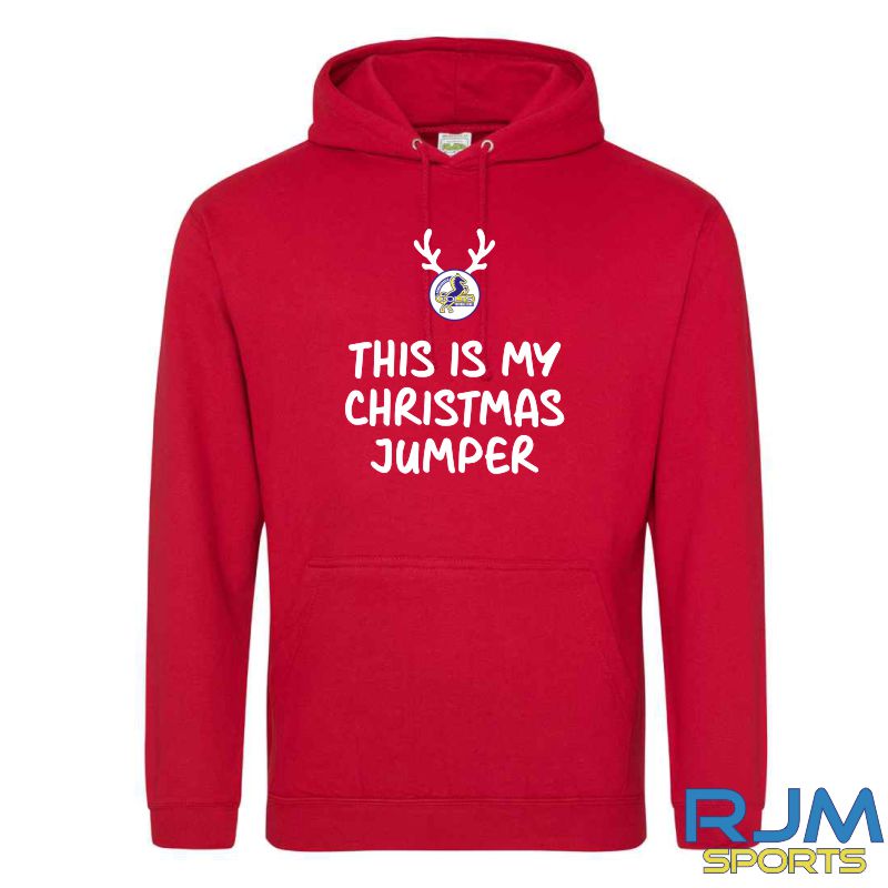 Cumbernauld Colts FC Christmas This is my Christmas Jumper Hoodie - Image 3