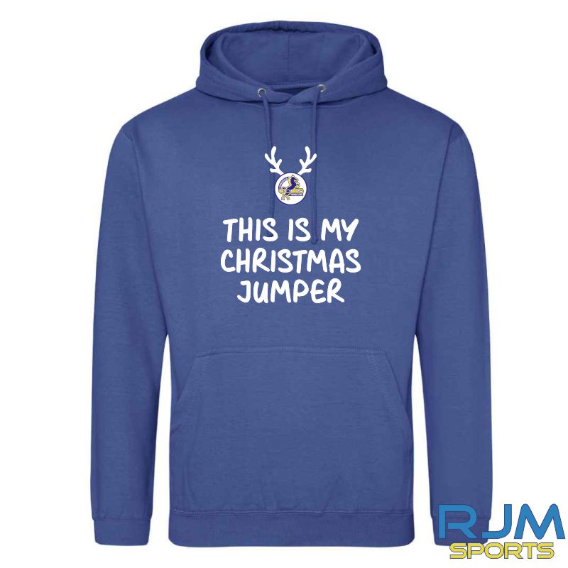 Cumbernauld Colts FC Christmas This is my Christmas Jumper Hoodie - Image 4